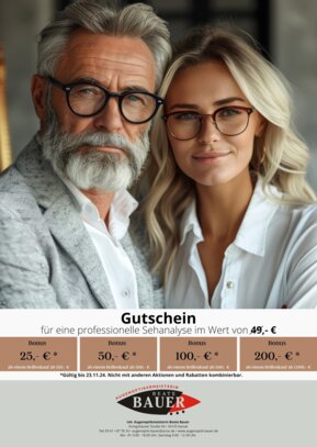 Sommeraktion von Augenoptiker Bauer